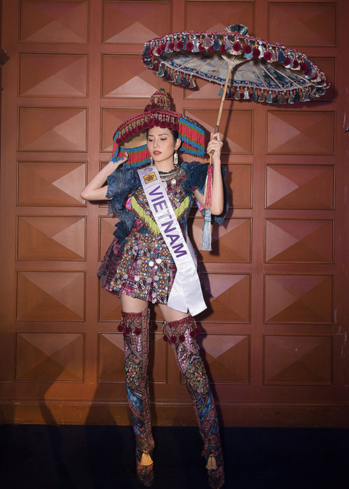 Diệu Linh trong đêm thi bán kết. Ảnh: Đại Dương