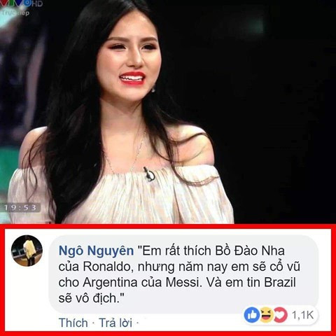 Khán giả phì cười vì sự ngây ngô của các cô gái xinh đẹp.