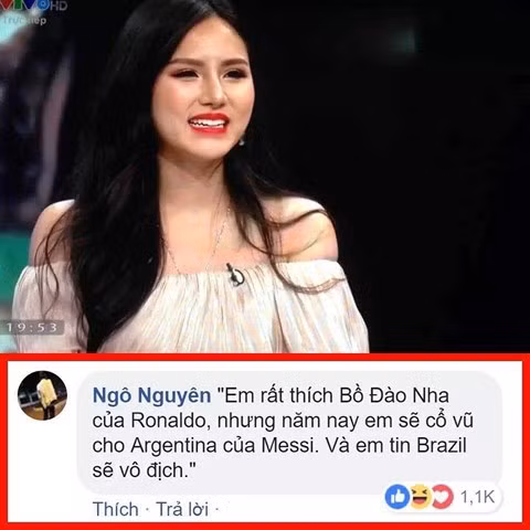 Khán giả phì cười vì sự ngây ngô của các cô gái xinh đẹp.