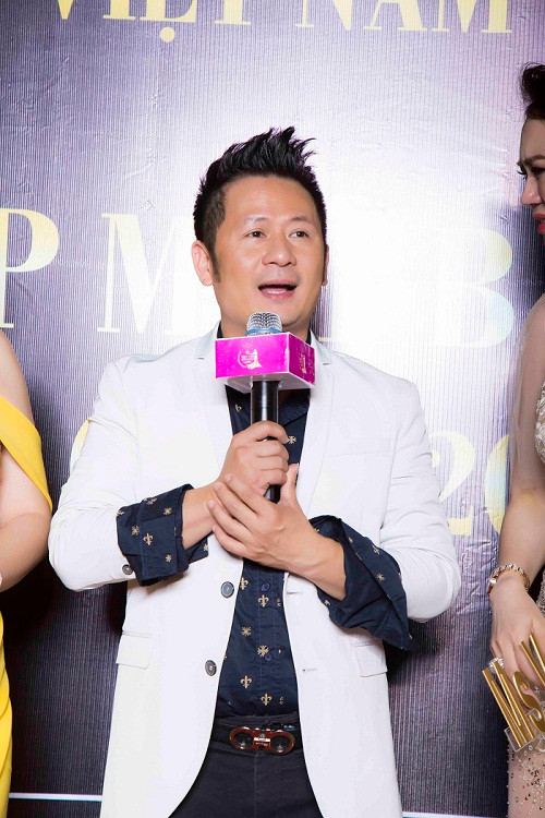 Bằng Kiều xuất hiện tại họp báo Ms Vietnam New World 2018.