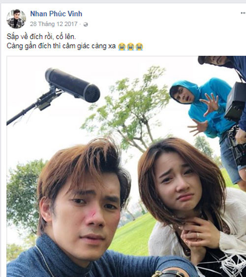 Nhan Phúc Vinh chia sẻ ảnh chụp cùng Nhã Phương.