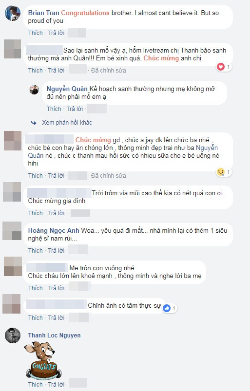 NSƯT Thành Lộc gửi lời chúc mừng đến Jay Quân và Chúng Huyền Thanh.