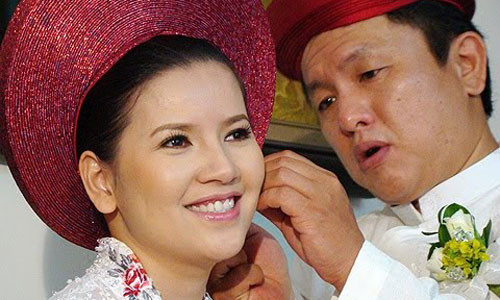 Ngọc Trinh kết hôn với người chồng Hàn Quốc vào cuối năm 2009.