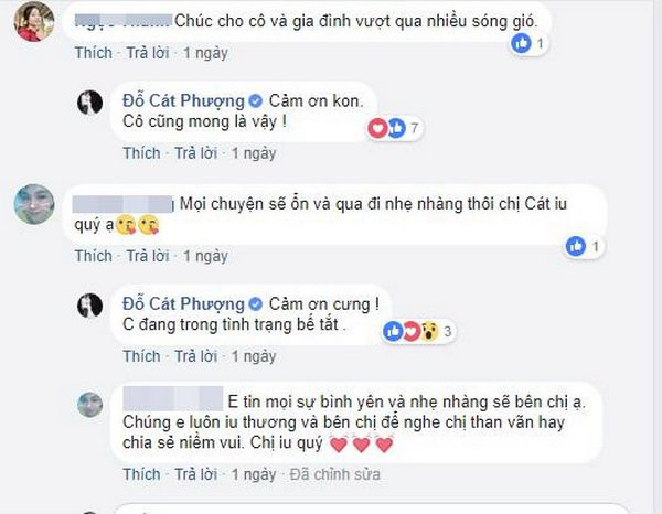 Fan bình luận động viên Cát Phượng – Ảnh: FBNV