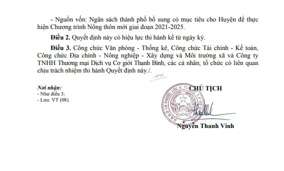 TP HCM: Cty Cơ giới Thanh Bình được UBND xã Phước Lộc chỉ định 5 gói thầu - Hình 3 TP HCM: Cty Co gioi Thanh Binh duoc UBND xa Phuoc Loc chi dinh 5 goi thau-Hinh-3