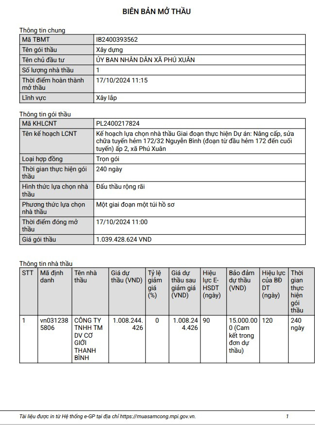 TP HCM: Cty Cơ giới Thanh Bình được UBND xã Phước Lộc chỉ định 5 gói thầu - Hình 7 TP HCM: Cty Co gioi Thanh Binh duoc UBND xa Phuoc Loc chi dinh 5 goi thau-Hinh-7