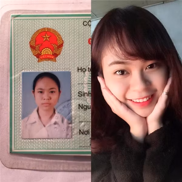 Thả tóc và đánh son trông cũng đã khác một trời một vực.