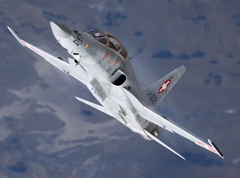 F-5E trang bị 7 giá treo (2 đầu mút cánh, 4 dưới cánh và 1 dưới thân - mang thùng dầu phụ) cho phép mang 3,2 tấn vũ khí.