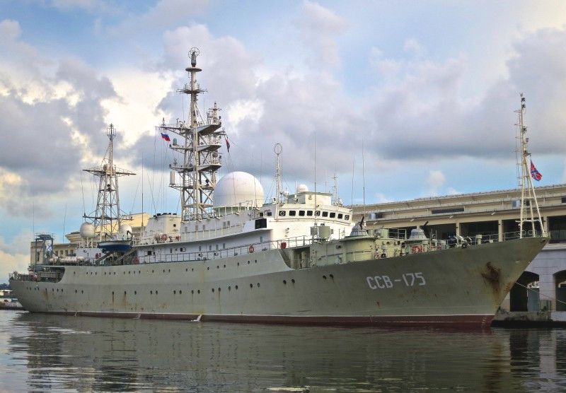 Hiểu được điều này nên Mỹ thường có những biện pháp cứng rắn nhằm đối phó với những chiếc tàu do thám kiểu này. Vào năm 2015, Mỹ đã điều động chiến đấu cơ để thị uy trước con tàu, khi nó tới gần lãnh hải Mỹ.