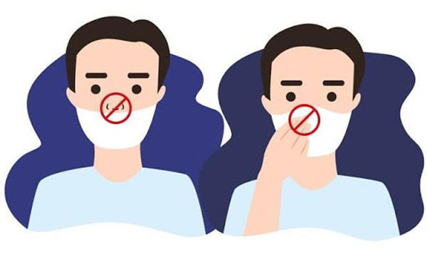 Chạm vào bề mặt khẩu trang. Khẩu trang có tác dụng ngăn các giọt bắn chứa virus. Chạm vào bề mặt khẩu trang, bạn vô tình khiến chúng có cơ hội lây sang tay. Nếu dùng tay sờ mũi, dụi mắt, virus sẽ nhanh chóng xâm nhập vào cơ thể.