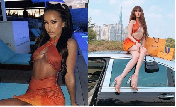 Tuy nhiên, so với người mẫu của hãng cũng như những mỹ nhân da màu khác, Ngọc Trinh sexy với làn da trắng sứ lại không có được vẻ cuốn hút từ body rắn rỏi.