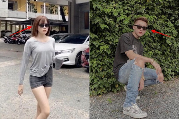 Mẫu kính màu đen từng được cả Thiều Bảo Trâm và Sơn Tùng M-TP lựa chọn để tăng độ “chất”.