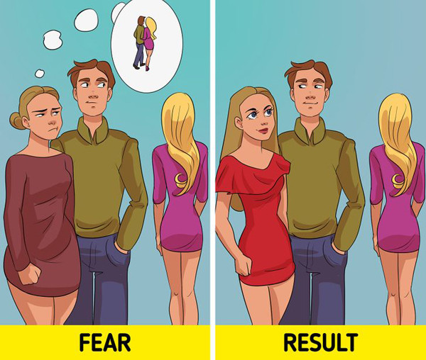 Sợ hãi giúp chúng ta làm việc nhiều hơn. Trạng thái tâm lý này còn được biết đến với tên gọi hội chứng Cronos. Khi một người sợ bị thay thế bởi người khác, họ sẽ nỗ lực nhiều hơn để chứng minh thực lực bản thân. Có thể nói, ở mức độ vừa phải, sợ hãi giúp chúng ta không bị sa sút trong cuộc sống riêng tư cũng như công việc.