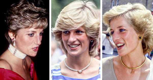 Kết hợp đồ trang sức độc đáo. Ngoài việc chú ý đầu tư trang phục, Công nương Diana còn rất quan tâm đến việc lựa chọn phụ kiện đi kèm. Trong các kiểu dáng, Diana thích những chiếc vòng ngắn làm nổi bật đường cong duyên dáng vùng cổ. Để không lạc điệu, những chiếc vòng này sẽ được kết hợp ăn ý với hoa tai hoặc nhẫn.