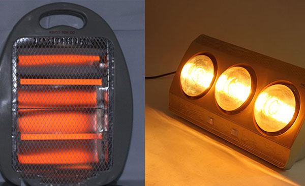 Nguyên lý làm việc của máy sưởi điện là phát sáng, đốt nóng không khí ở gần đó. Thực tế, nhiều trường hợp trẻ nhỏ chưa nhận thức được nguy hiểm, chạm tay vào khám phá gây bỏng nhiệt.