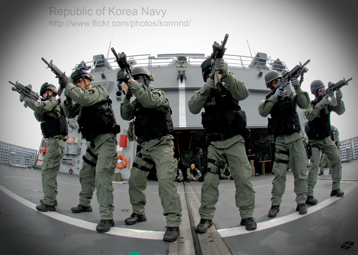 Lực lượng này mới chỉ được Seoul thành lập vào năm 2009 và ngay sau khi được thành lập, Cheonghae đã lập nhiều chiến công hiển hách trong đó có việc giải cứu một tàu chở dầu của Hàn Quốc bị cướp biển Somali bắt giữ. Nguồn ảnh: Chosul.