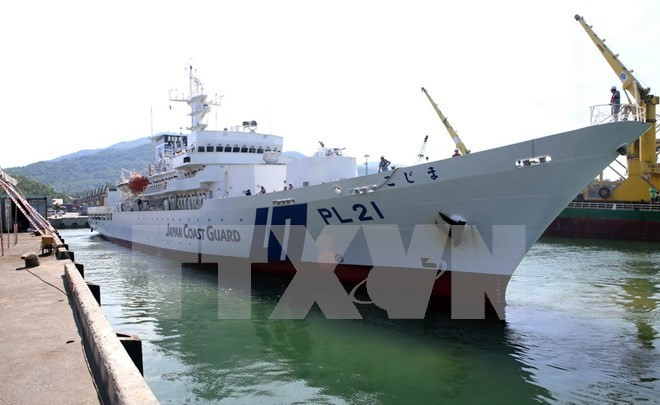 Trong chuyến thăm tới Việt Nam, trên tàu Kojima có tổng cộng 87 người bao gồm các học viên và thuỷ thủ do Thuyền trưởng Tonozaki Hironobu chỉ huy. Nguồn ảnh: TTXVN.