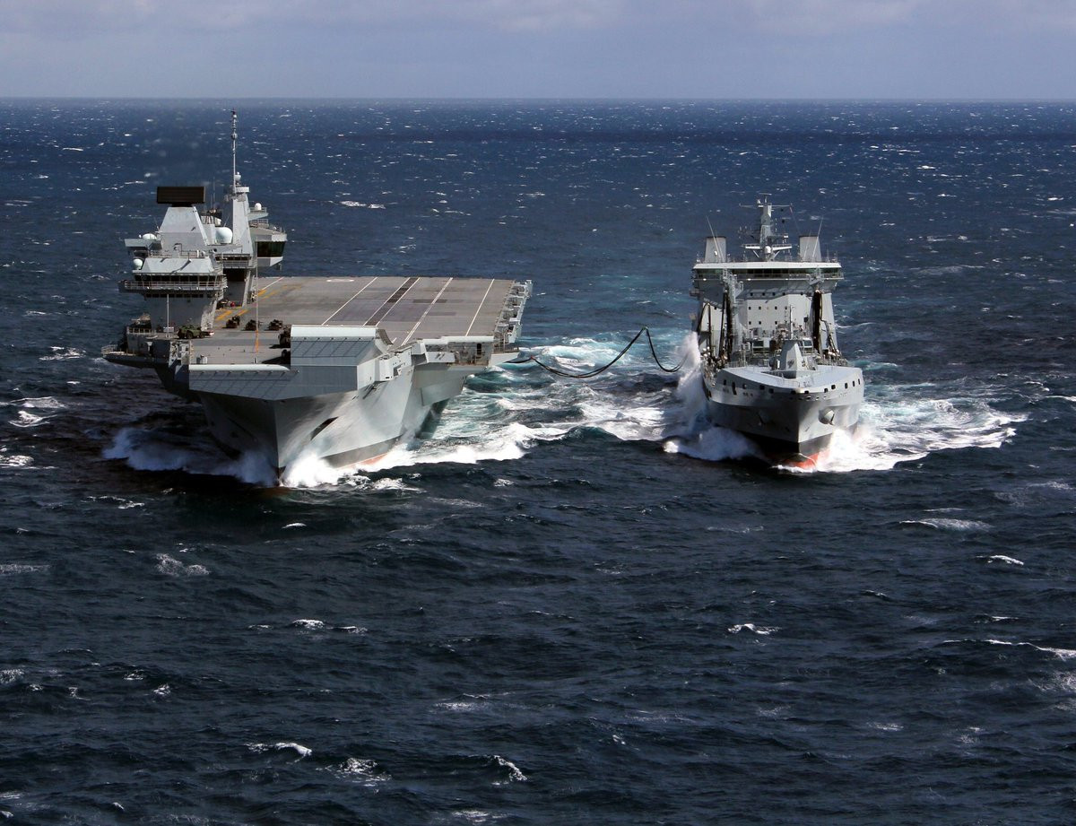 Tổng chi phí đóng mới cho cả hai tàu sân bay chạy bằng đồng cơ nhiên liệu thường này là 6,2 tỷ Bảng - tương đương với khoảng 10,4 tỷ USD. Nguồn ảnh: BI.