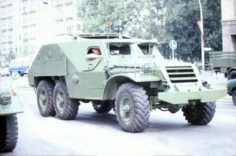 BTR-152 - một loại xe bọc thép chở quân bánh lốp cực hiếm gặp do Liên Xô sản xuất cũng xuất hiện trong biên chế của Quân đội Cuba với số lượng khoảng 150 chiếc. Nguồn ảnh: Militaria.