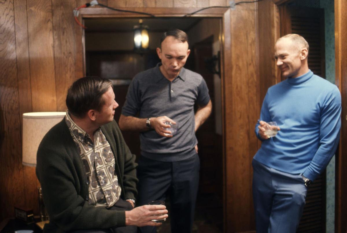 Ba phi hành gia trong nhiệm vụ Apollo 11 bao gồm Neil Armstrong, Michael Collins và Buzz Aldrin. Nguồn ảnh: Theatlantic.