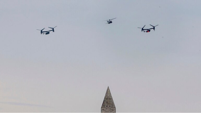 Vậy nên dù trên thực tế Mỹ sẽ tiết kiệm được ít nhiều số tiền chi ra cho cuộc diễu binh nhưng chắc chắn sẽ không thể dự chi 92 triệu mà thực chi chỉ... 1,2 triệu USD được. Nguồn ảnh: BI.