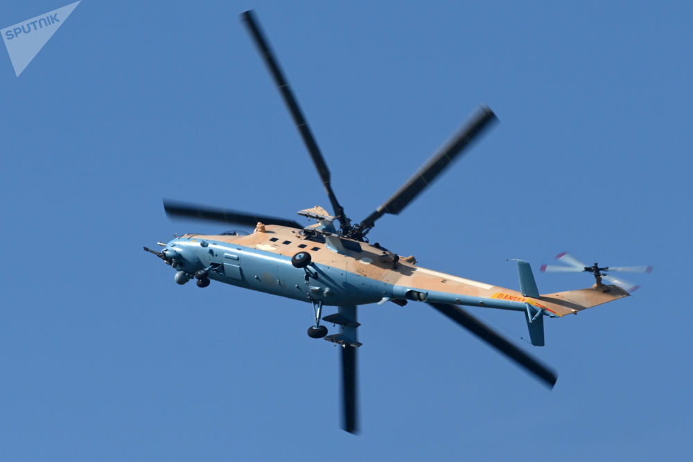 Mi-35M - đây là phiên bản được dành riêng cho xuất khẩu, phát triển từ trực thăng Mi-24. Nguồn ảnh: Sputnik.