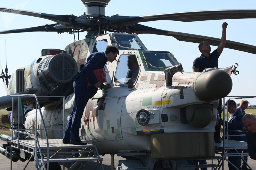 Máy bay trực thăng Mi-28NE Thợ Săn Đêm. Nguồn ảnh: Sputnik.