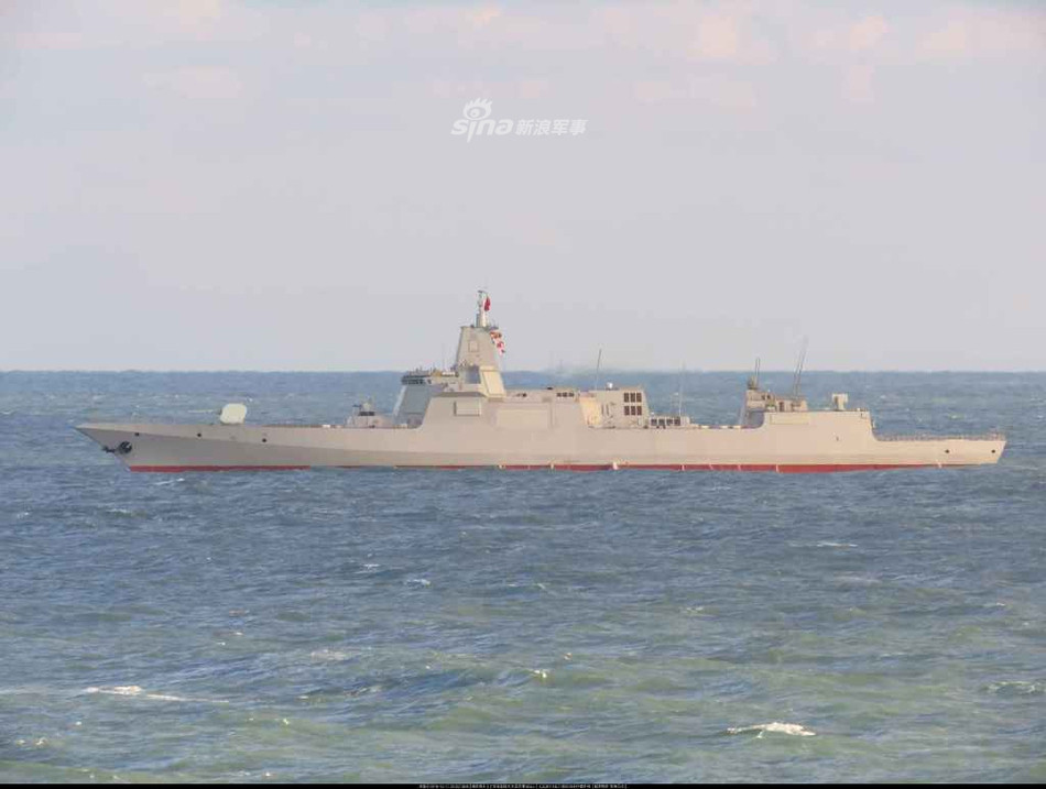 Trung Quốc dự định sẽ đóng mới 8 khu trục hạm loại này để phục vụ trong biên chế của mình. Tuy nhiên tới nay mới chỉ có một chiếc đã hoàn thành. Nguồn ảnh: Sina.