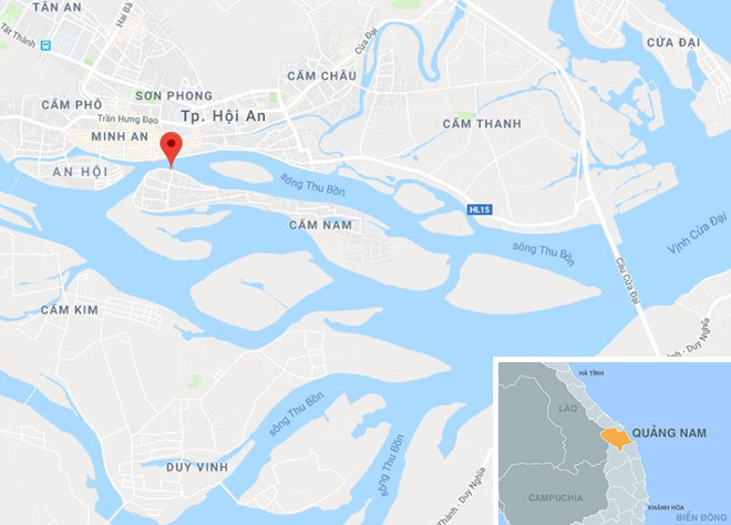 Vị trí xảy ra sự việc.