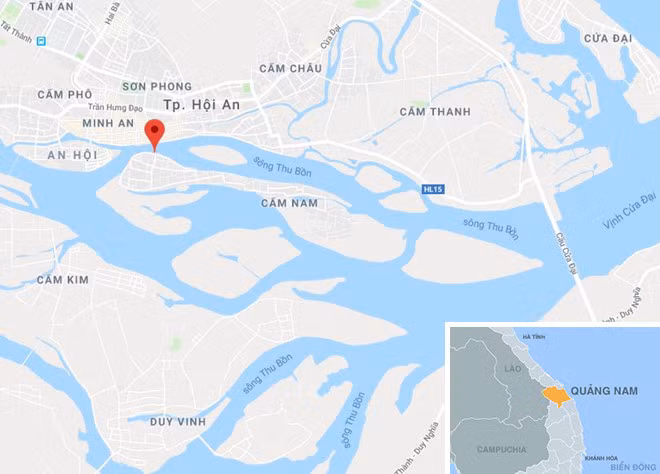 Vị trí xảy ra sự việc.