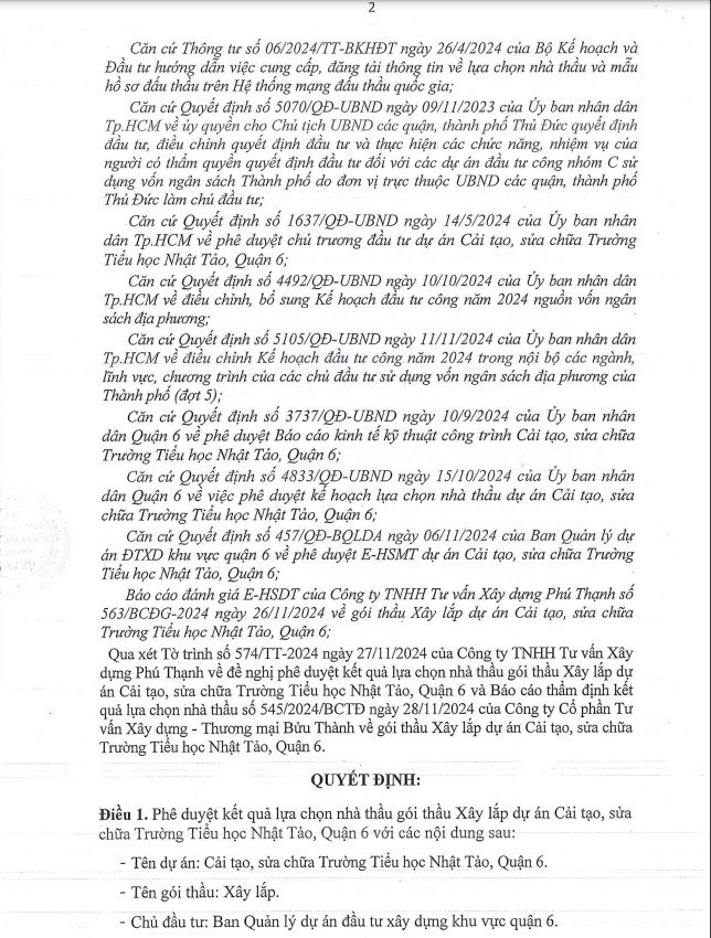 TP HCM: Goi thau cai tao Truong Tieu hoc Nhat Tao da co chu-Hinh-3