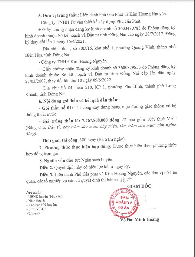 Dong Nai: Lien danh 2 nha thau trung goi lam duong gan 8 ty tai Cam My-Hinh-2