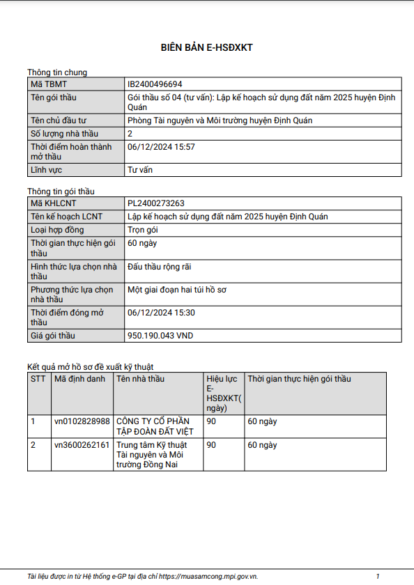 Dong Nai: Goi lap ke hoach su dung dat nam 2025 huyen Dinh Quan ve tay ai?
