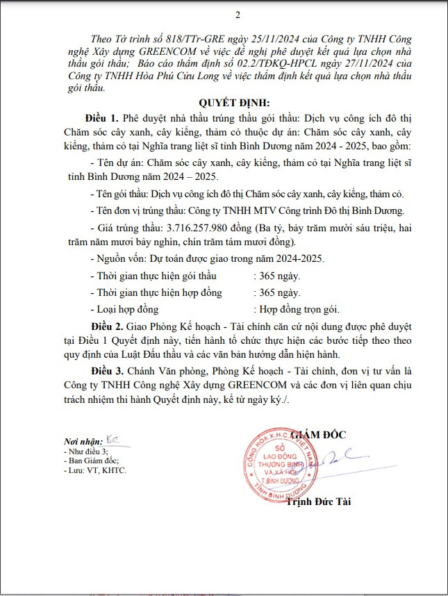Bình Dương: Gói dịch vụ công ích đô thị gần 4 tỷ đã có chủ - Hình 2 Binh Duong: Goi dich vu cong ich do thi gan 4 ty da co chu-Hinh-2