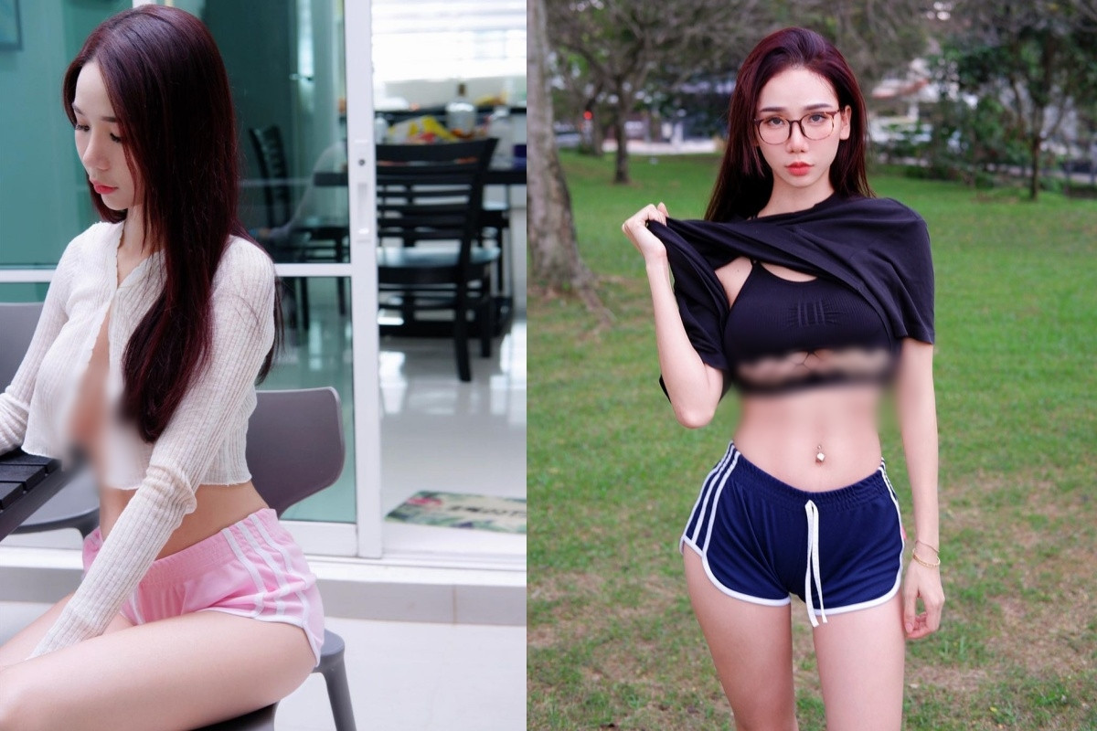 Đa số mọi người đều cho rằng những trang phục tập thể dục thể thao của hot girl Phái Dư không phù hợp để xuất hiện nơi công cộng.