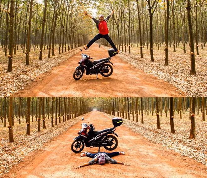 Sự sáng tạo trong bức ảnh đem lại những giây phút vui nhộn khó quên.