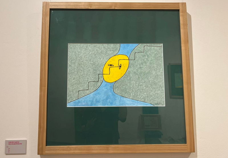 Nhà thơ, nhà phê bình Thụy Kha đánh giá, tác phẩm không phải là những bức minh họa cho thơ Nguyễn Du mà là những bức tranh có đời sống riêng. Minh họa chỉ tả cảnh, tả thơ còn tranh của Lê Thiết Cương tả ý, tả tình. Mỗi bức là suy tưởng, chiêm nghiệm của bản thân nghệ sỹ. Ảnh: Anh Thư.