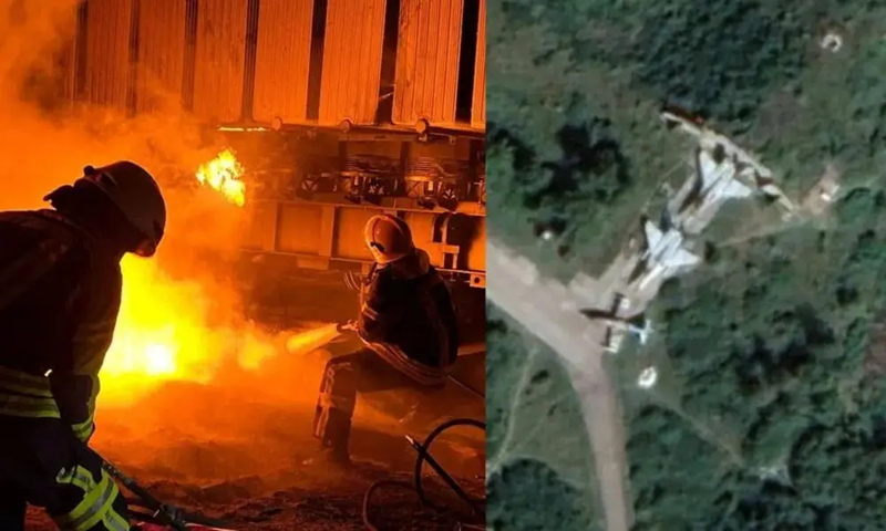 Căn cứ Không quân Kolomya của Ukraine nằm ở phía tây Ukraine, cách xa biên giới Nga-Ukraine và cũng có các nhà chứa máy bay được gia cố để mang lại khả năng bảo vệ tốt hơn. Dù vậy, việc Tư lệnh Không quân Ukraine vô tình làm rò rỉ vị trí của tiêm kích F-16 vẫn gây ra hậu quả bi thảm. Ảnh: Sohu.