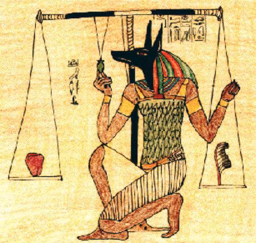 Pharaoh Menna cũng sẽ trải qua nghi lễ này. Trái tim của ông sẽ được đặt lên bàn cân thần Osiris phán xét là người đã có cuộc sống tốt đẹp hay xấu xa.