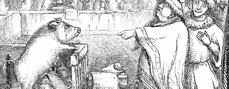 Một vụ án "kinh điển" như vậy diễn ra vào ngày 9/1/1386. Khi ấy, tòa án tại Falaise, Pháp đã đưa một con lợn ra xét xử.