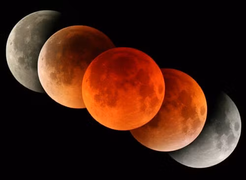 Trong khi đó, tại Anh, nguyệt thực toàn phần xuất hiện muộn hơn. Thời gian tốt nhất để quan sát hiện tượng là từ 4h29 - 5h35 sáng ngày 16/5 (giờ địa phương).