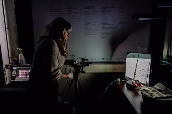 Nhờ vậy, Vittoria biết được một nhà sưu tầm đã tặng thanh kiếm trên cho bảo tàng San Lazzaro degli Armeni. Nó được chuyển từ Thổ Nhĩ Kỳ đến Italy vào nửa cuối thế kỷ 19.