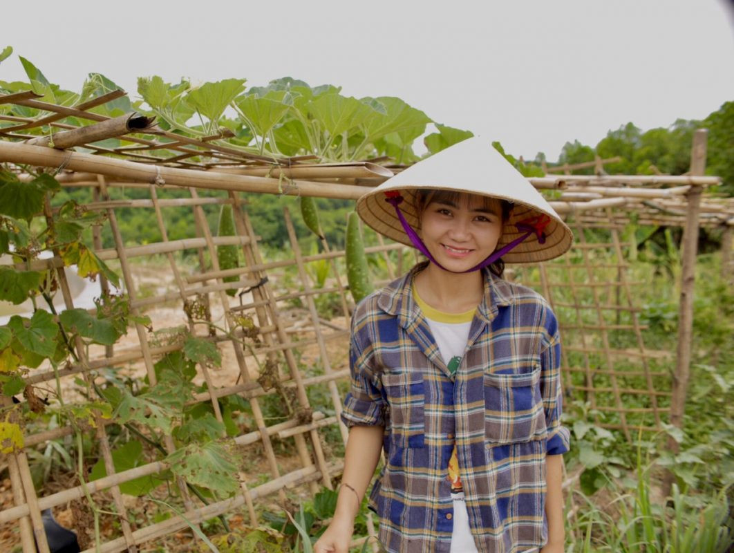 Khi đã có đủ vốn kiến thức, Nguyễn Lê Ngọc Linh quyết định bỏ phố về quê mượn 3 héc ta đất đồi của bố mẹ để xây dựng mô hình "Vườn rừng bản Thổ".