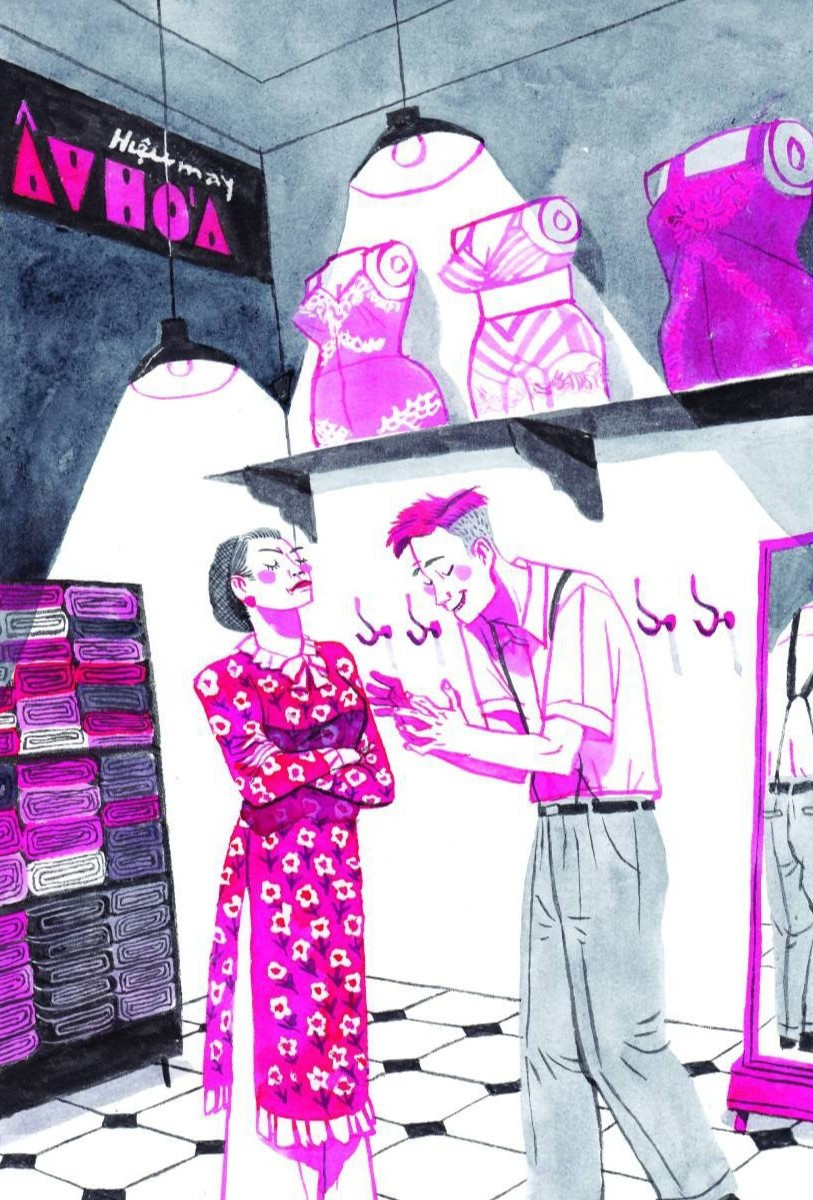 Cô Hoàng Hôn - cắm sừng cho chồng, đi khách sạn với bồ nhưng triết lý: “Có chồng thôi mà không có nhân tình? Thế là hèn, là xấu, là không có đức hạnh gì cả, không có thông minh nhan sắc gì cả, nên chẳng ma nào nó thèm chim!… Có ăn có chọi mới gọi là trâu chứ!”. (Ảnh: Thành Phong).