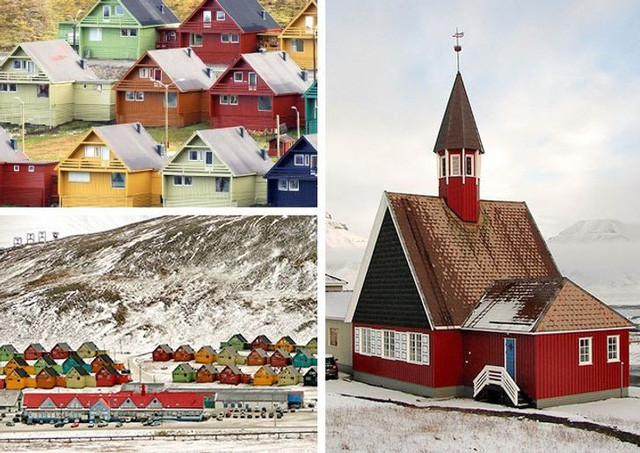 Thị trấn “không được chết”: Longyearbyen, Svalbard, nằm tại một trong những khu định cư ở cực bắc thế giới. Khi có người sắp qua đời sẽ được chuyển vào đất liền ở Na Uy bằng máy bay. Nguyên nhân là vì khí hậu băng giá ngăn cản xác chết phân hủy sẽ trở thành điểm thu hút động vật hoang dã.