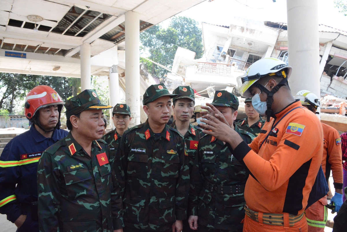 Bo doi Viet Nam dung radar xuyen tuong tim nan nhan dong dat tai Myanmar