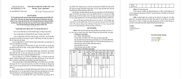 Ha Noi: Goi thau xay dung 12 ty tai xa Phu Son ve tay ai?