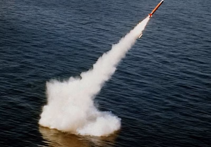 Ngày 12/10/2016 vừa qua, tàu ngầm hạt nhân Project 667BDRM mang tên Novomoskovsk đã phóng thành công tên lửa đạn đạo Sineva từ Biển Barents. Vụ phóng tên lửa đạn đạo liên lục địa Sineva thuộc nội dung huấn luyện của Hạm đội Biển Bắc. Tên lửa được phóng từ Biển Barents, hướng vào mục tiêu trên bãi thử Kura ở bán đảo Kamchatka cách xa gần nửa vòng trái đất. (Nguồn ảnh: Kresta.com)