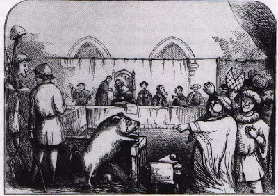 Vào năm 1386, một sự kiện kỳ lạ và đặc biệt diễn ra là có con lợn bị xử tử hình ở Pháp. Đây là bản án dành cho con lợn tấn công vào mặt một đứa trẻ khiến nạn nhân tử vong sau đó. Vì vậy, nó bị giam trong nhà tù trước khi bị đưa ra xét xử và lĩnh án tử hình.