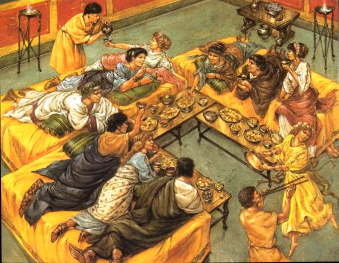Thông qua những bữa tiệc này, vua chúa La Mã thể hiện quyền uy và sự giàu có của bản thân. Không những vậy, những buổi tiệc linh đình cũng giúp họ vui vẻ, phấn khích hơn.